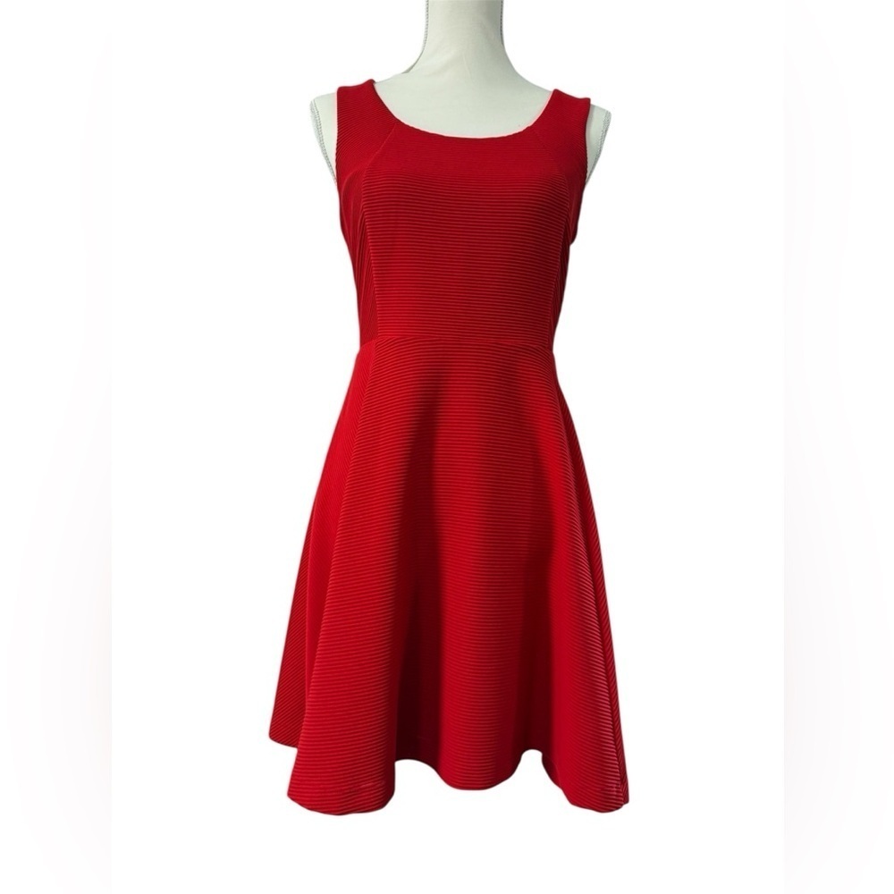 EXPRESS Elegant Red Sleeveless Dress zs SP